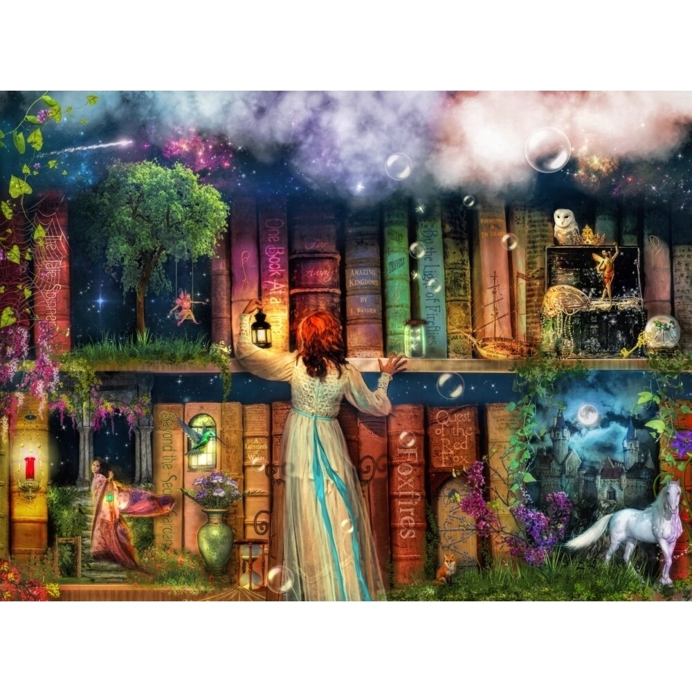 Treasure Hunt Book Shelf Poster Print By Aimee Stewart