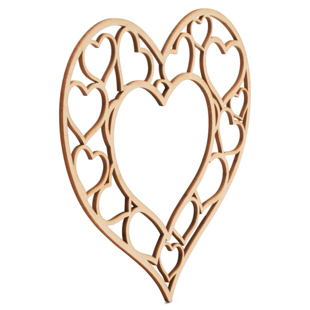Heart Frame Wood Cutout, From 6&#x201D;-23&#x201D;, Valentine Decor | Woodpeckers