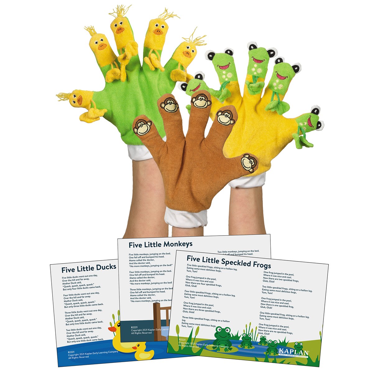 Kaplan Early Learning Company Hand Gloves - Set of 3 Storybook Favorites