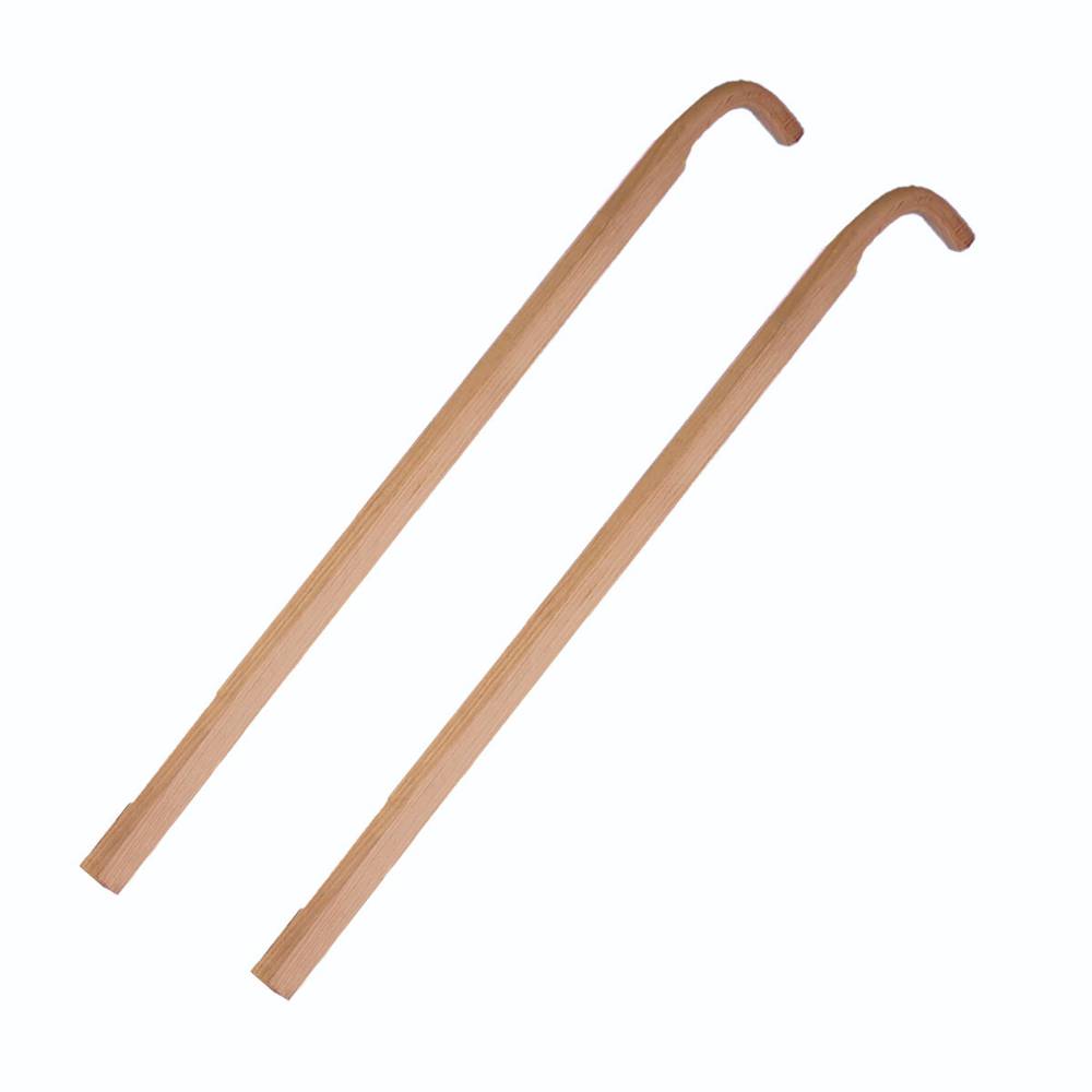 Lehman&#x27;s 48&#x22; Wooden Cultivator Handles, Replacement Set of 2 for Low and High Wheel Cultivators Farm Garden, Amish Made