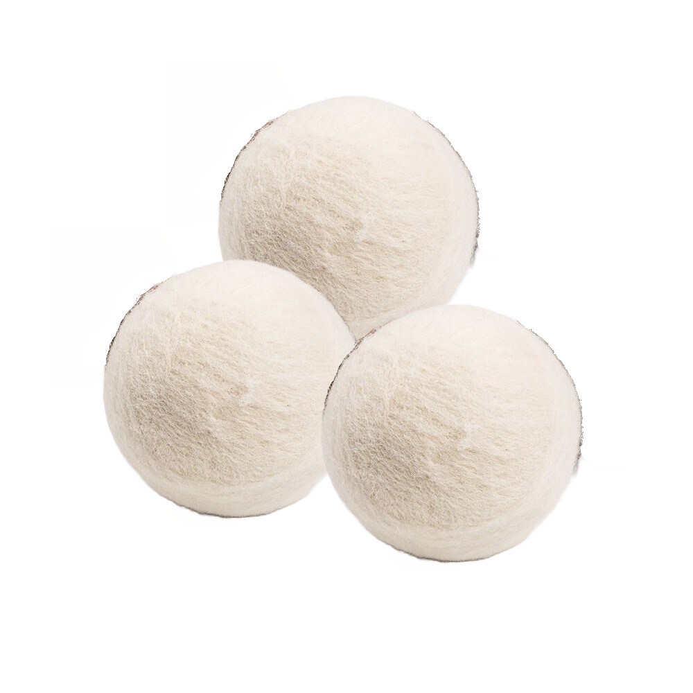 Reusable Wool Dryer Balls - Light Set  (Pack of 3)