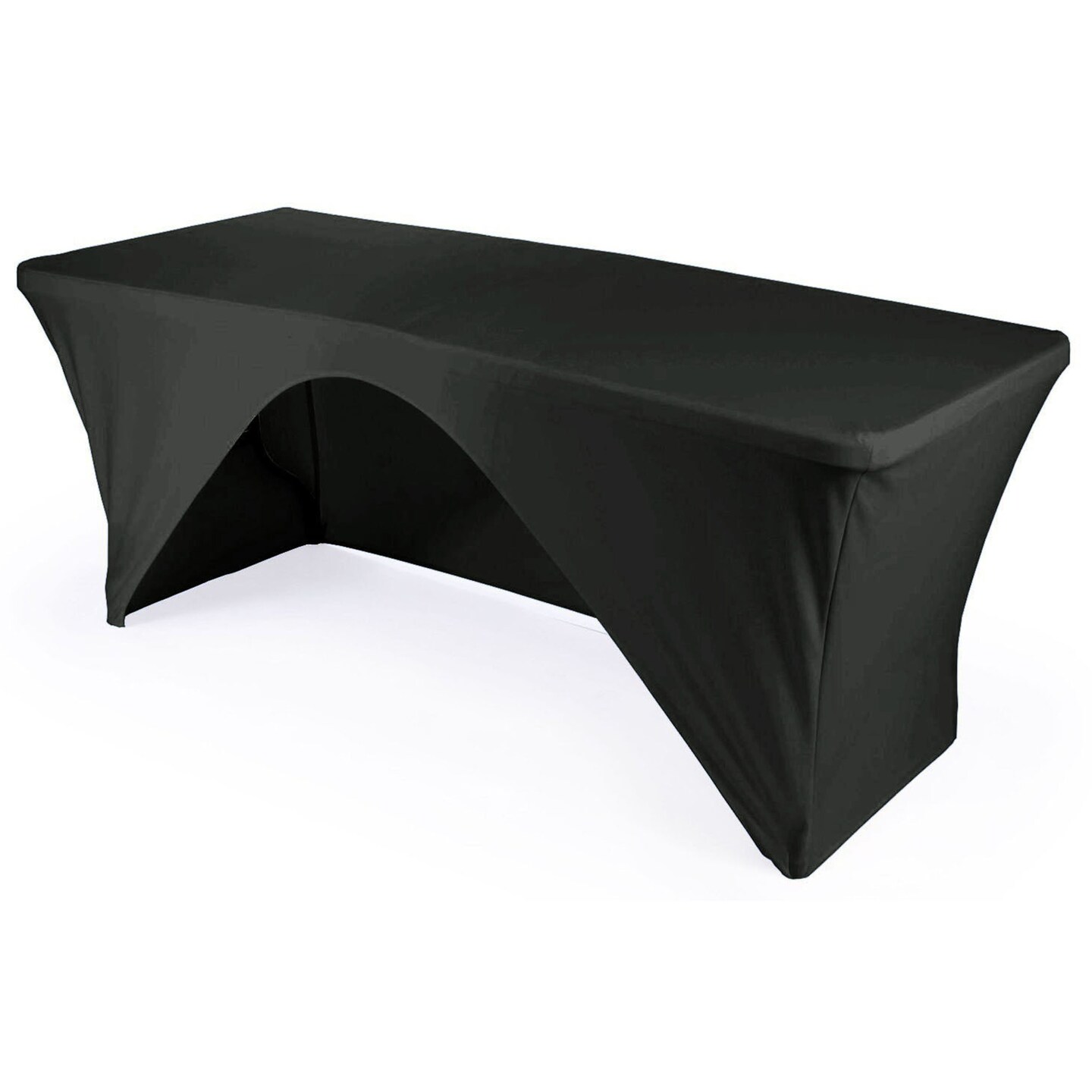 Rectangular Open Back Spandex Tablecloth, 72 By 30 By 30-inch