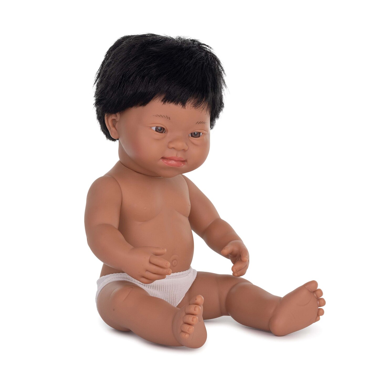 Anatomically Correct 15&#x22; Baby Doll, Down Syndrome Hispanic Boy