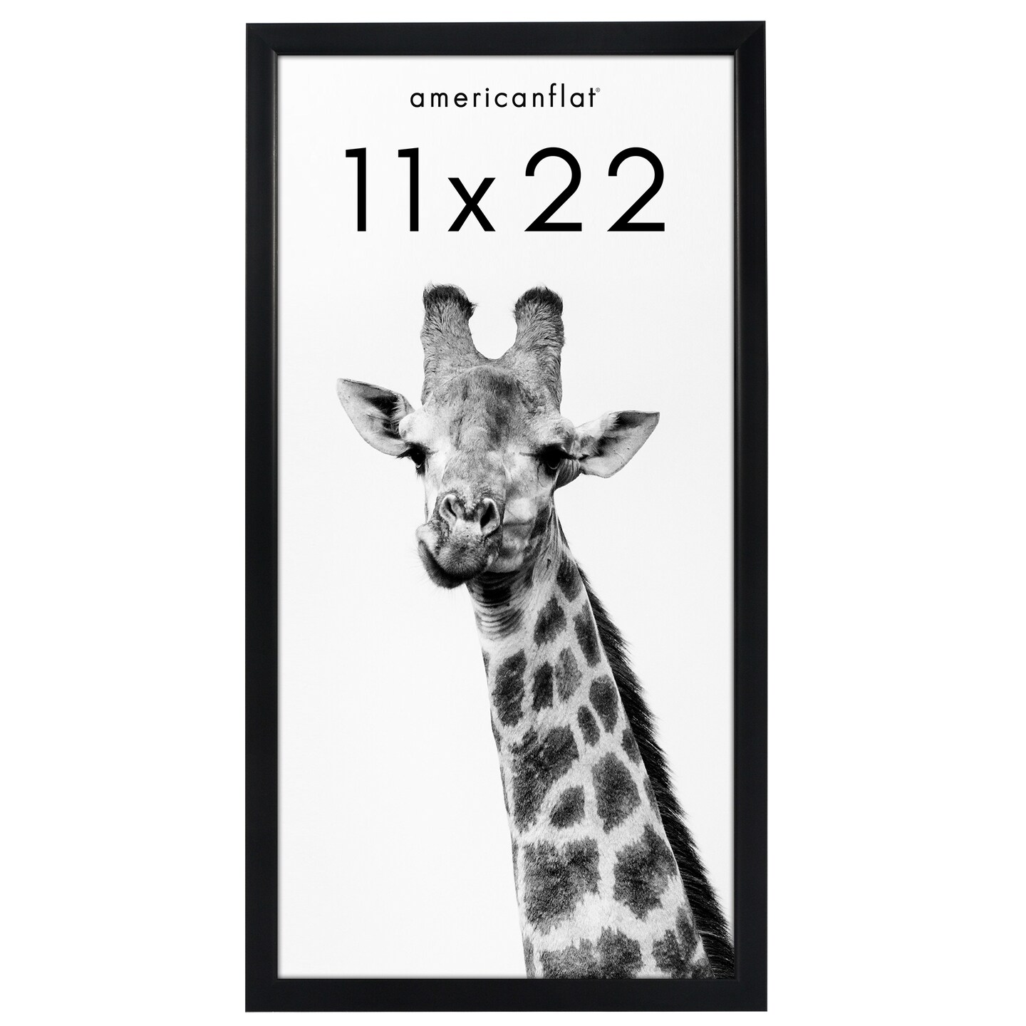 Americanflat Gallery-Style Picture Frame - Ideal Frame for Gallery Wall Display - Showcase Artwork, Prints, and Photos - Shatter Resistant Glass - Hanging Hardware with Drywall Anchor