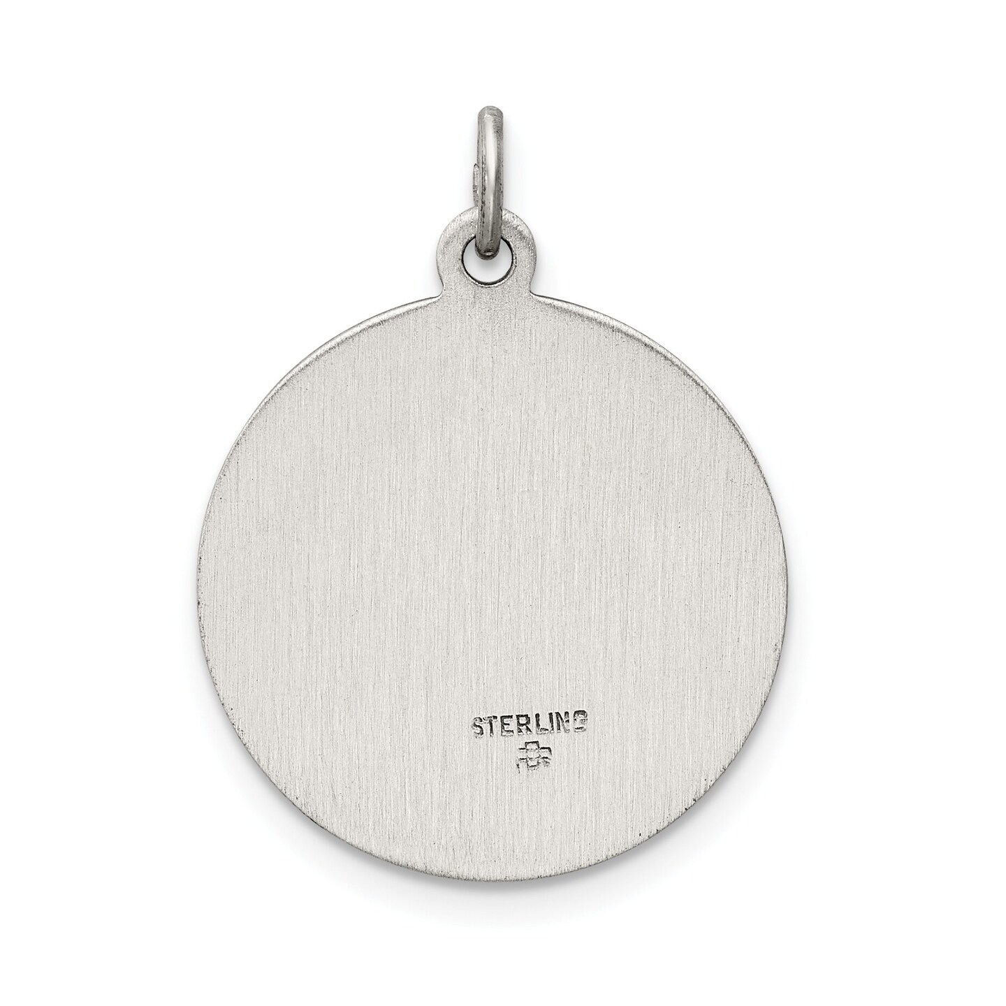 Sterling Silver Jesus Medal