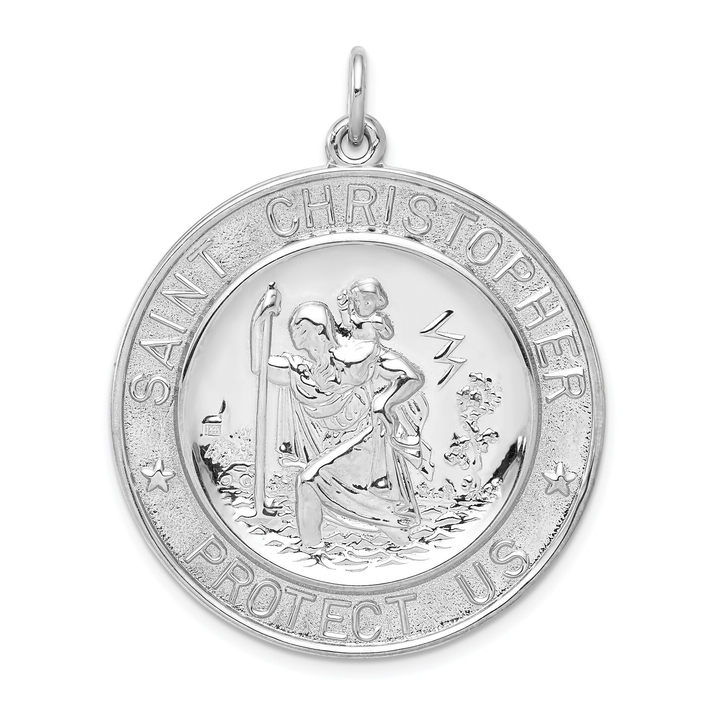 Sterling Silver Saint Christopher Medal