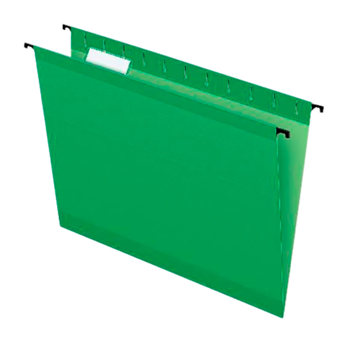 Pendaflex SureHook Hanging File Folder, Letter Size, 1/5 Cut Tabs, Bright Green, Pack of 20