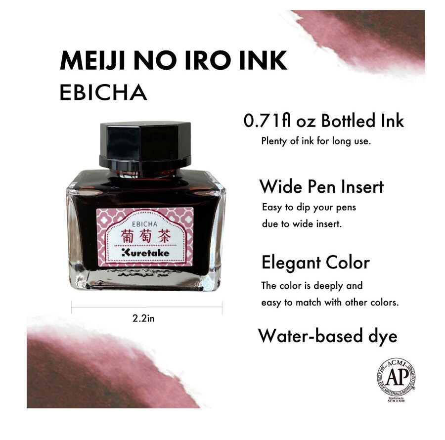 Kuretake&#xAE; Ink-Cafe Meiji No Iro Ink