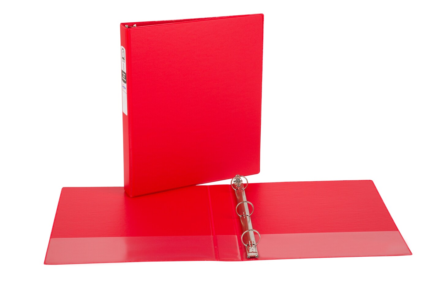 Avery Economy 3 Ring Binder, 1 Inch Round Rings, 4 Red Binders (03310)