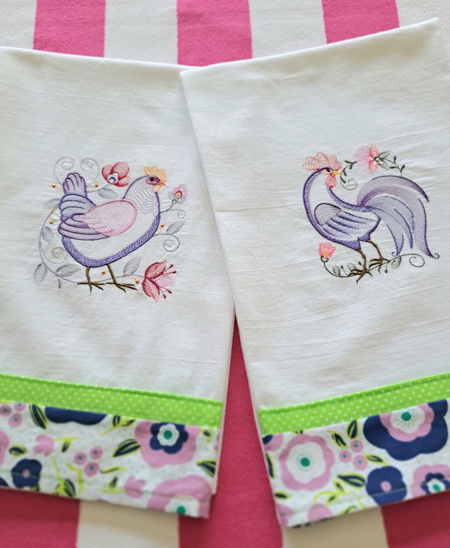 Rooster Tea Towel Set of 2