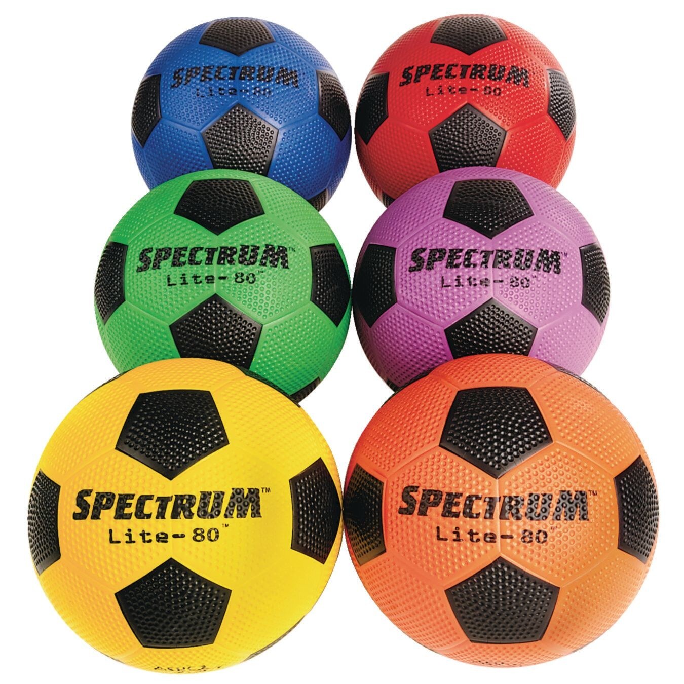 S&S Worldwide Lite80 Soccer Ball Set. 20 Lighter than Similar Sized