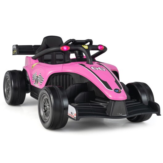 12V Kids Ride on Electric Formula Racing Car with Parental Remote Control and Manual Control