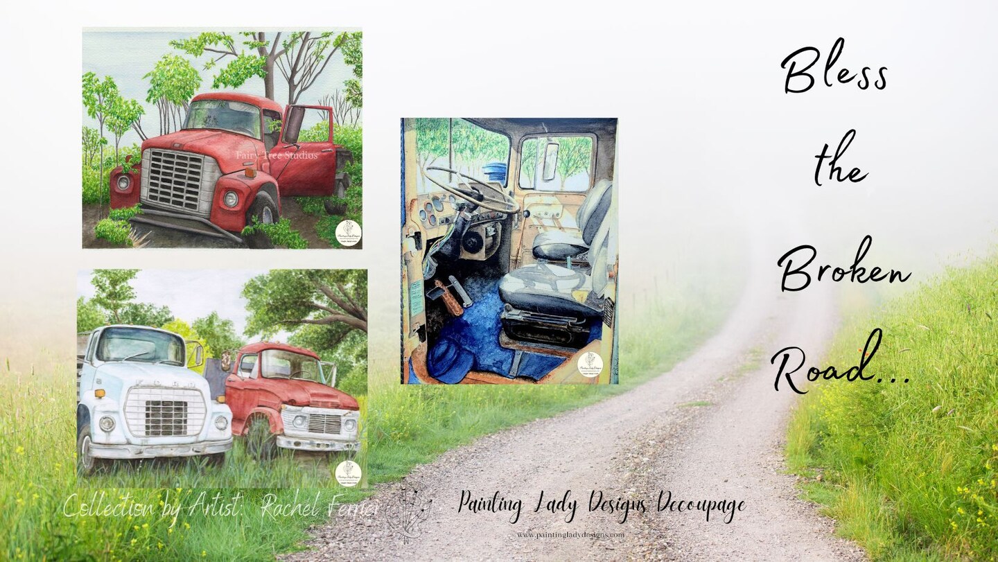 Old Classic - Paper for Decoupage Crafting and Multi Media Art