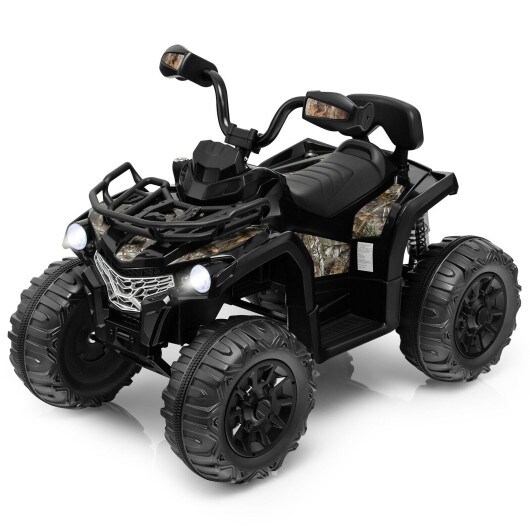 Kids Ride On Car Toy 4 Wheeler with MP3 and Headlights Ideal Gift for Birthdays or Christmas