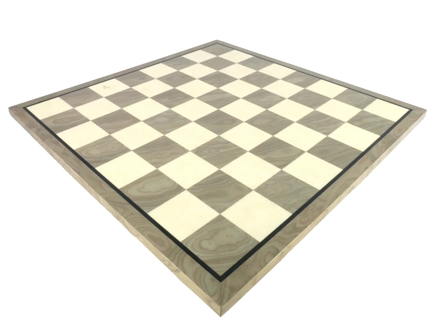 Worldwise 17&#x22; Grey &#x26; Ivory Wide Frame Chess Board