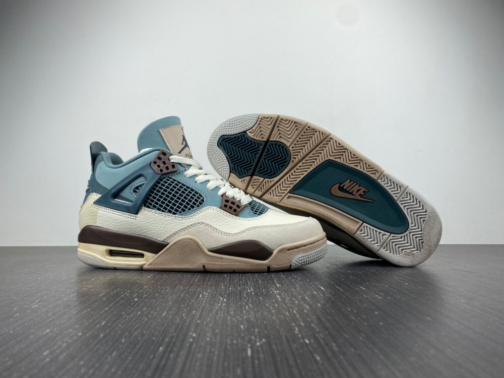 Andrew Chiou x Air Jordan 4 Snorlax Custom - Sneakers for Men and