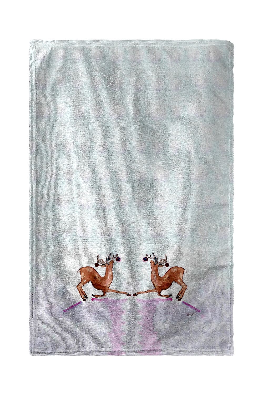 Betsy Drake Dancing Deer Beach Towel
