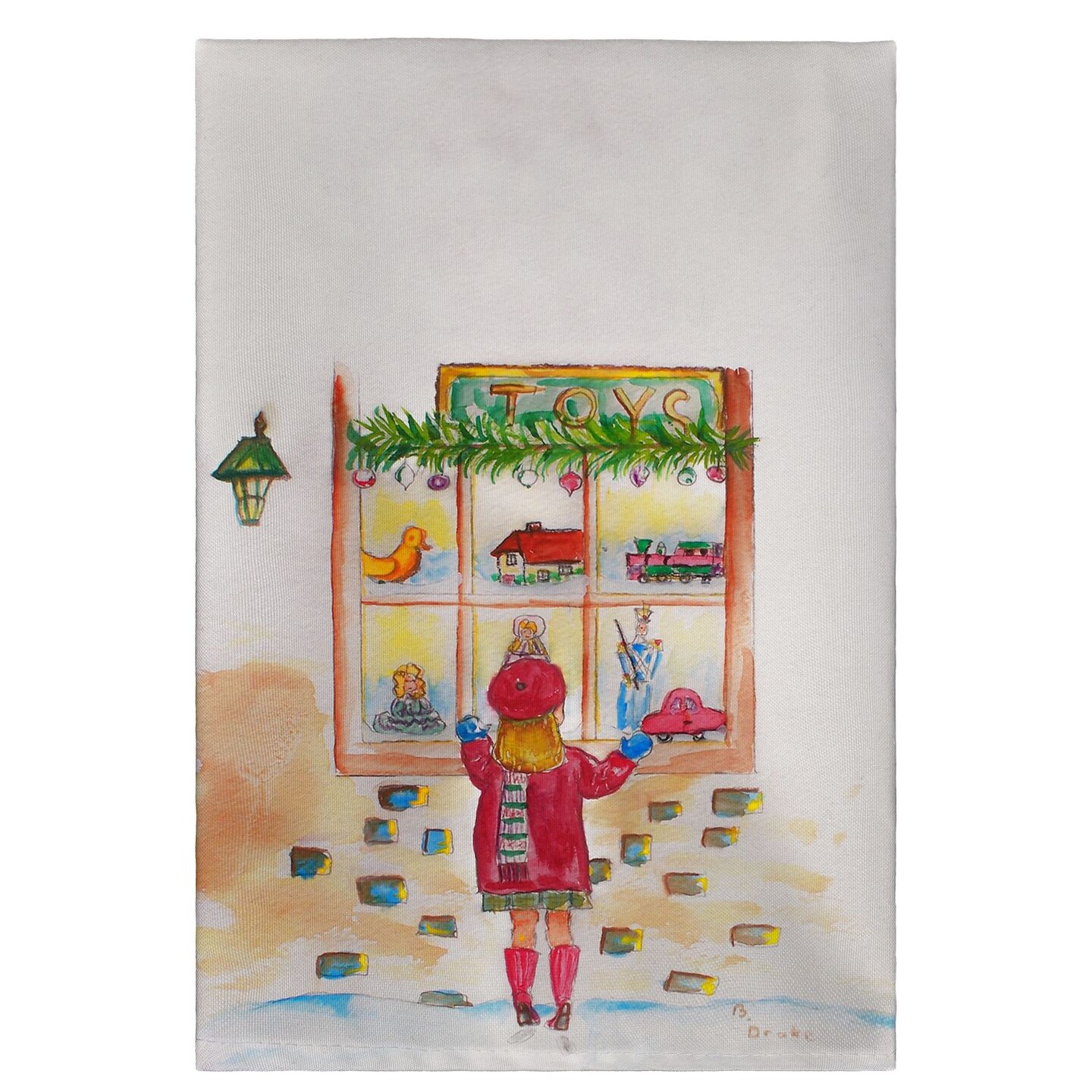 Betsy Drake Girl At Window Guest Towel