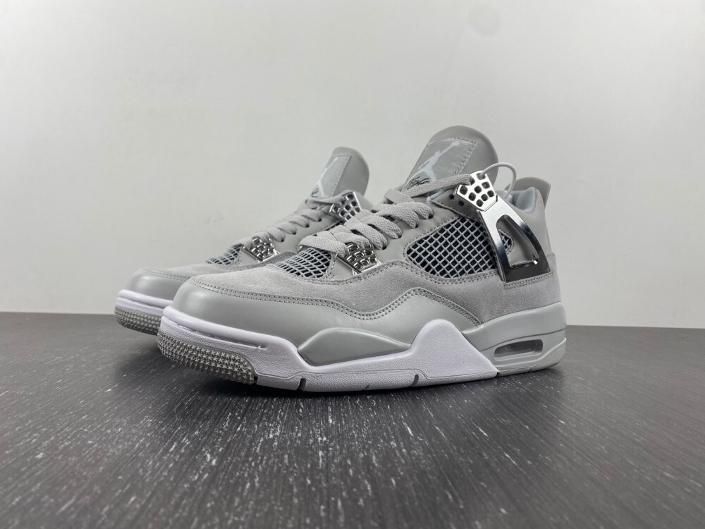 スニーカー Nike Air Jordan 4 Retro Frozen Moments LIGHT IRON ORE Air Jordan 4 Frozen Moments, Light Iron Ore, Sail-Neutral