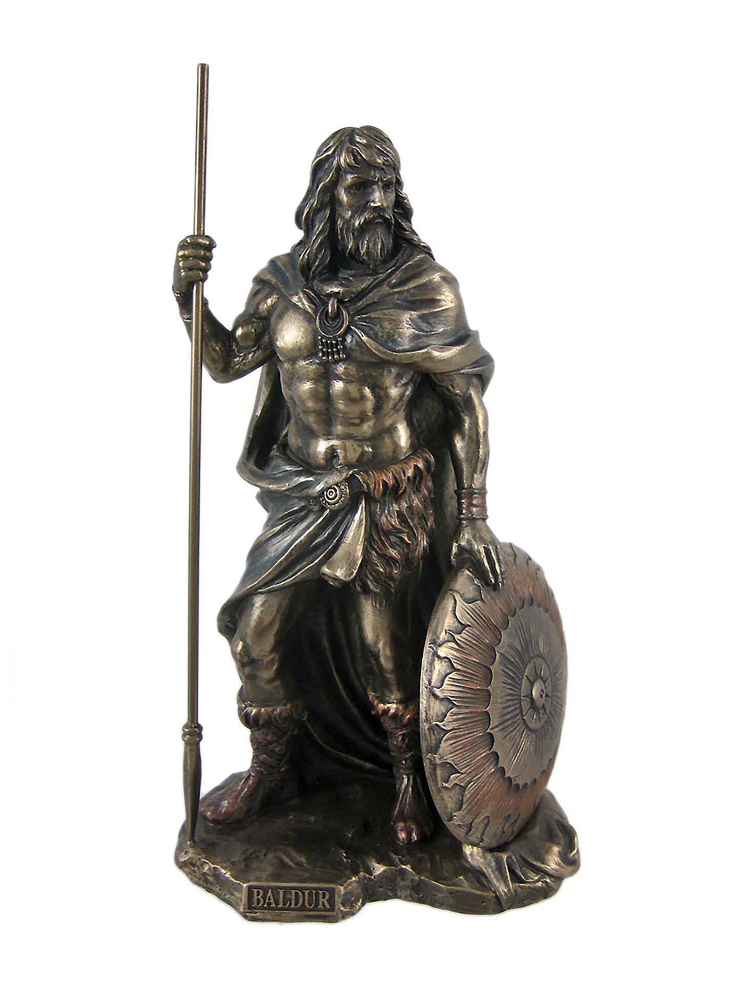 Norse God Baldr Bronzed Finish Statue Baldur Brave Bold