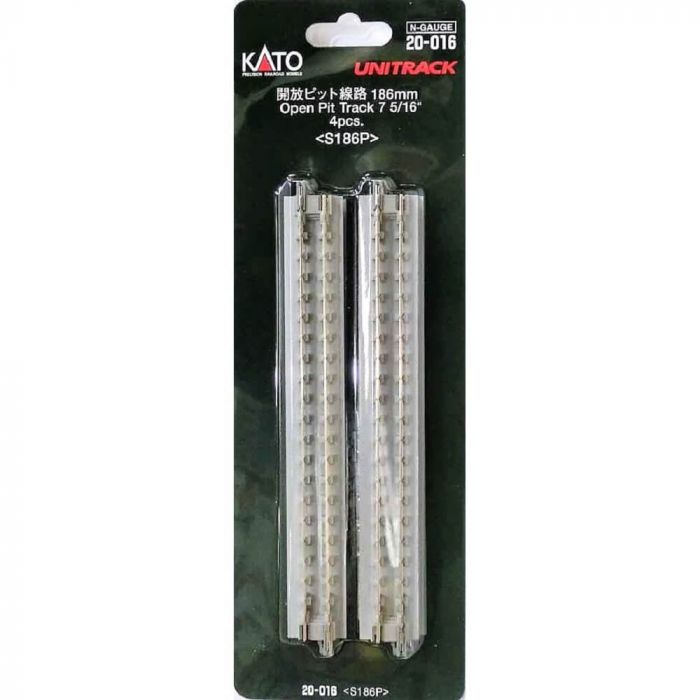 Kato N-Scale Kato KAT20016 N 186mm 7-5 19" Open Pit Track (4) Train Track