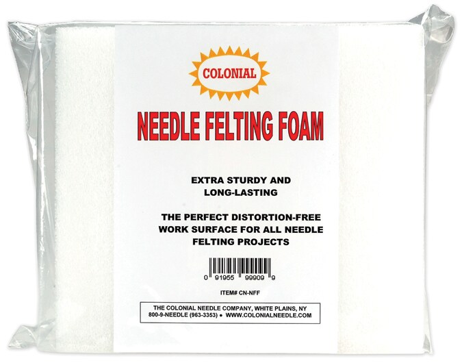 Colonial Needle Felting Foam-9&#x22;X8&#x22;X2&#x22;