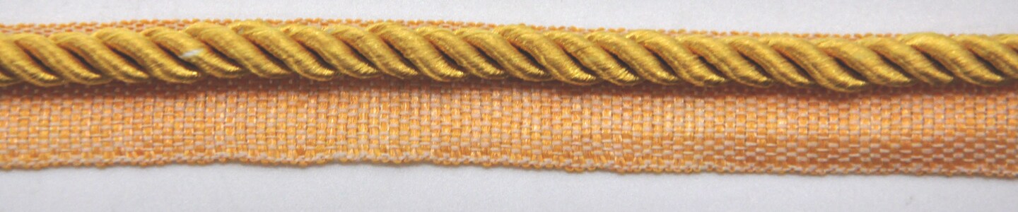Belagio Lip Cord Trim, 0.187" Wide, Softer Collection, 50 Yards, Gold