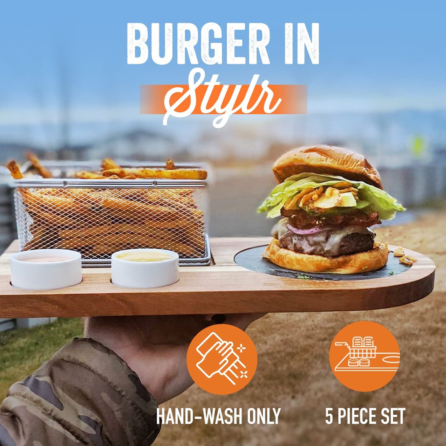 Yukon Glory Premium Burger Board Set