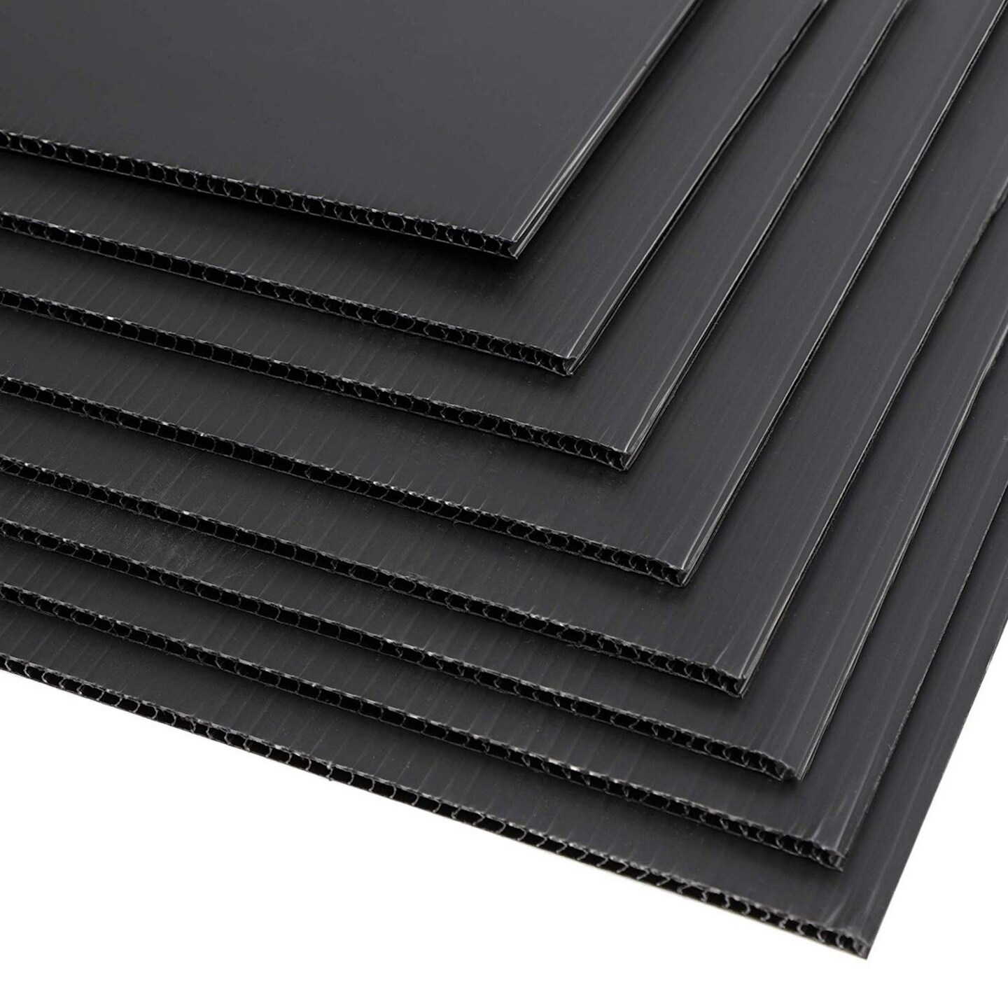  8 Pack Corrugated Plastic Yard Signs 24x36 for Outdoor, Open  House, Birthday, Lawn, Foam Poster Board with 4mm Blank Surface (Black) :  Patio, Lawn & Garden