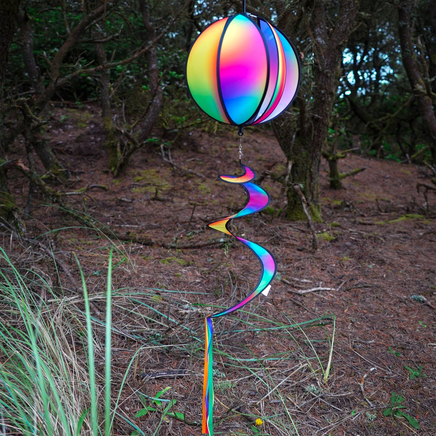 In the Breeze 11-inch Jewel Hanging Ball Spinner, Wind Spinner, 2488