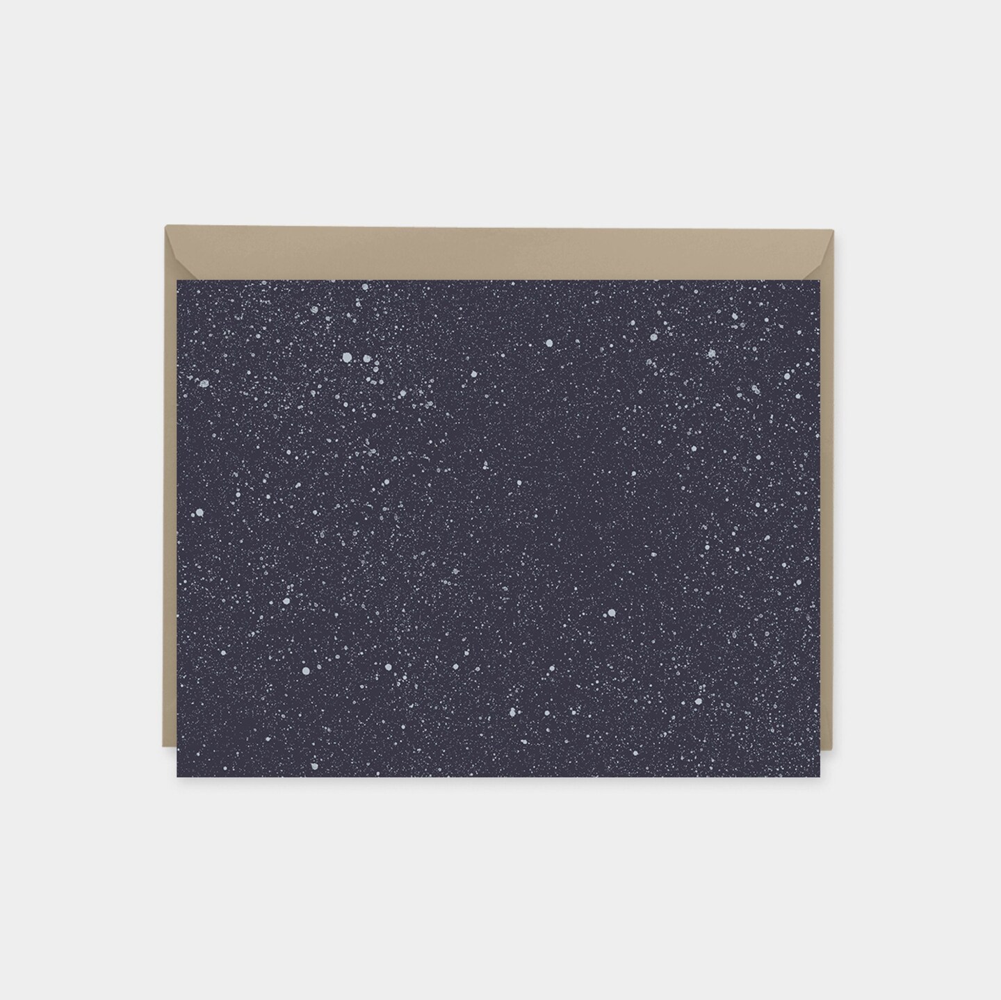 Speckle Card, Blank Thank You, Artistic