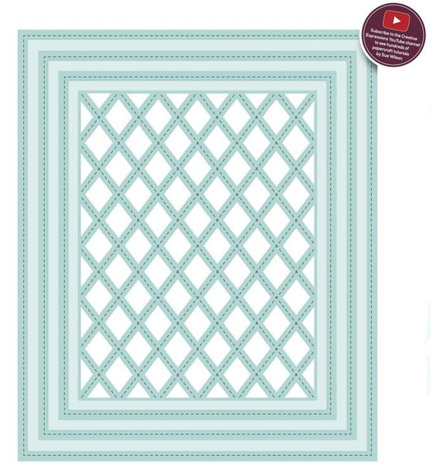 Creative Expressions Shadow Boxes Collection Stitched Lattice Frames