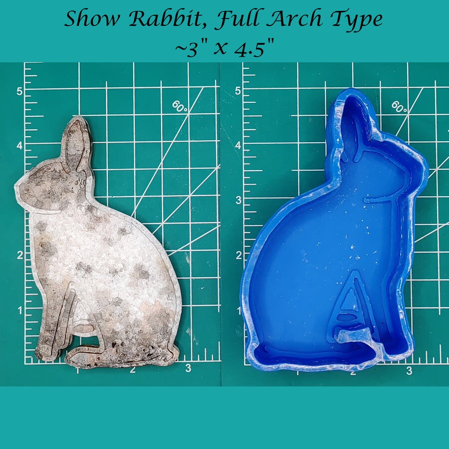 Show Rabbit - Full Arch Type - Silicone freshie Mold