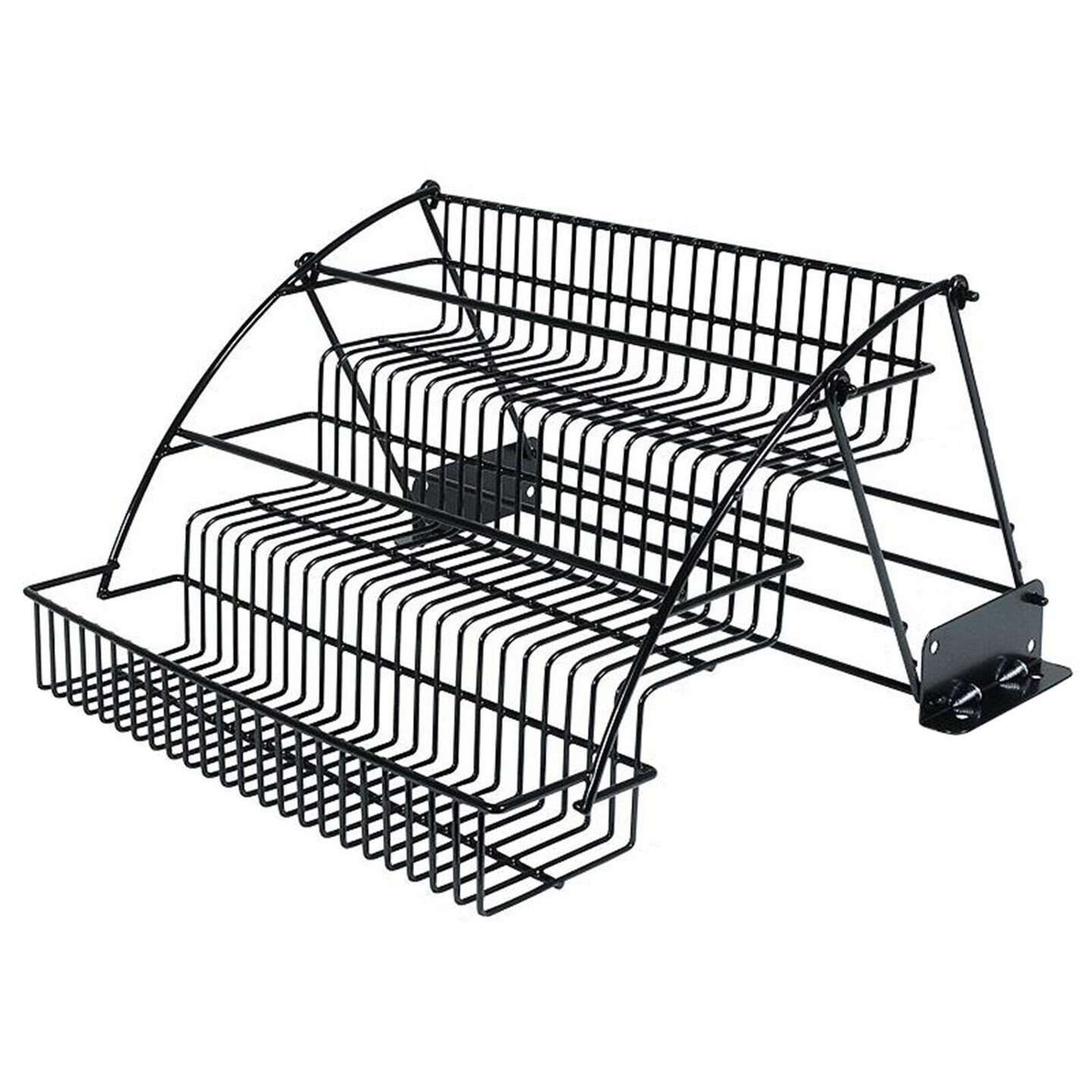 Kitcheniva Pull down Metal Cabinet Spice Rack Organizer 3 Tier