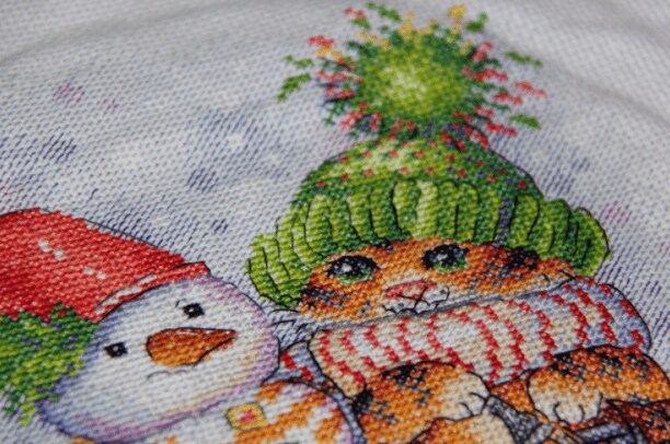 Striped Winter SM-620 Counted Cross Stitch Kit