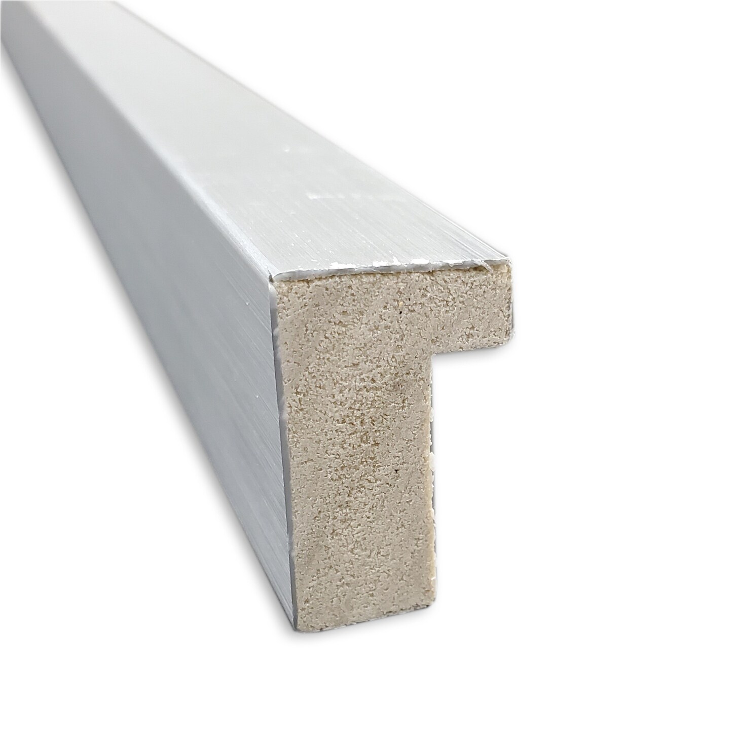 Hera Chrome Framed Corkboard, White Cork