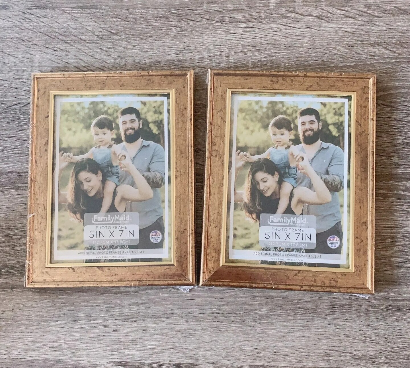 Photo frame -Picture frame - Table Top -Wall Mounting - 5"X7" - Pack 2