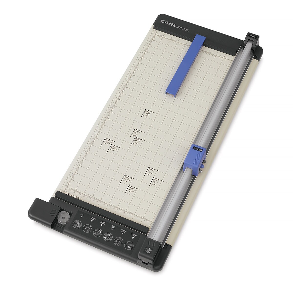 Carl Heavy Duty Trimmer - Rotary, 25&#x22; Cut, 20 Sheets