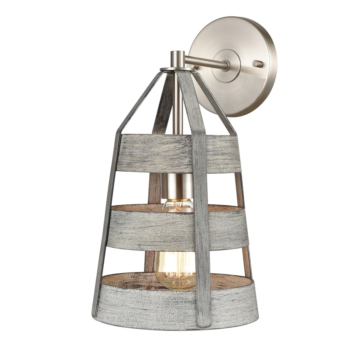 Brigantine 14 High 1-Light Sconce - Weathered Driftwood