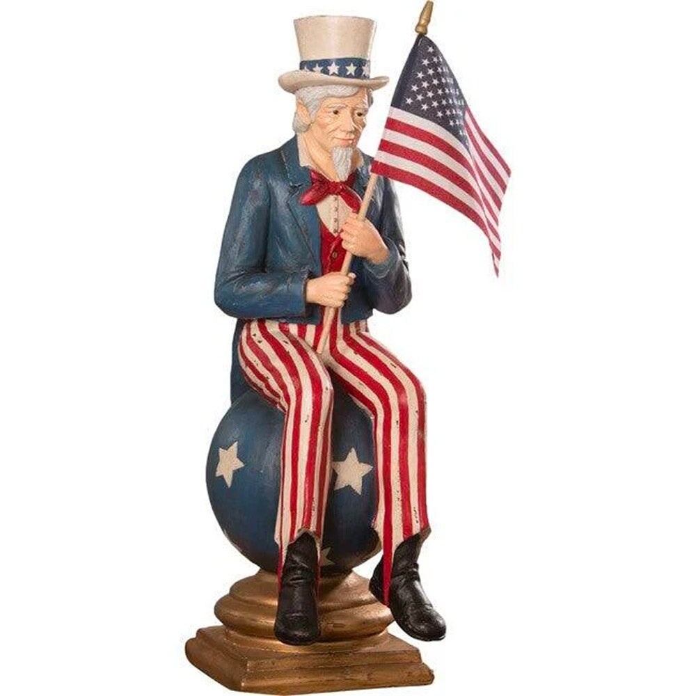 Uncle Sam on Pedestal 19&#x22;