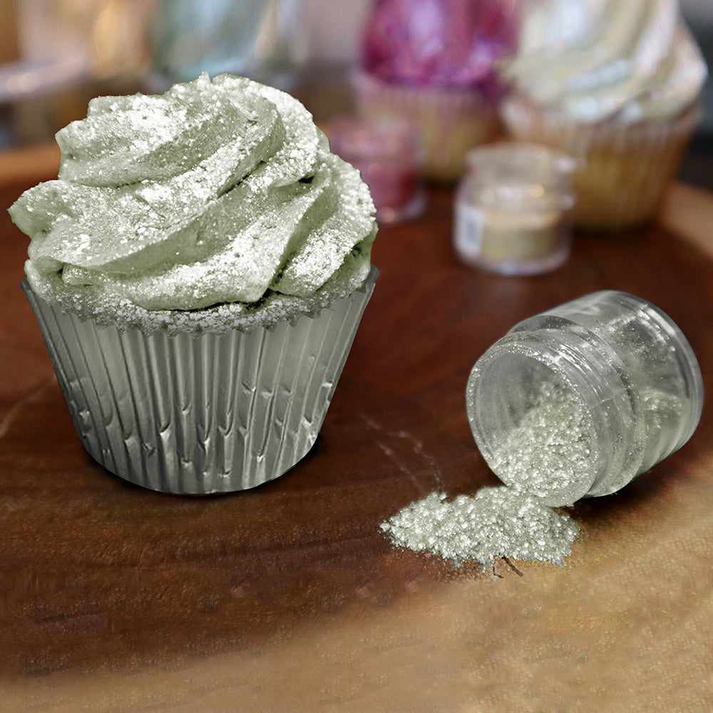Soft Olive Green Edible Glitter | Tinker Dust&#xAE; 5 Grams