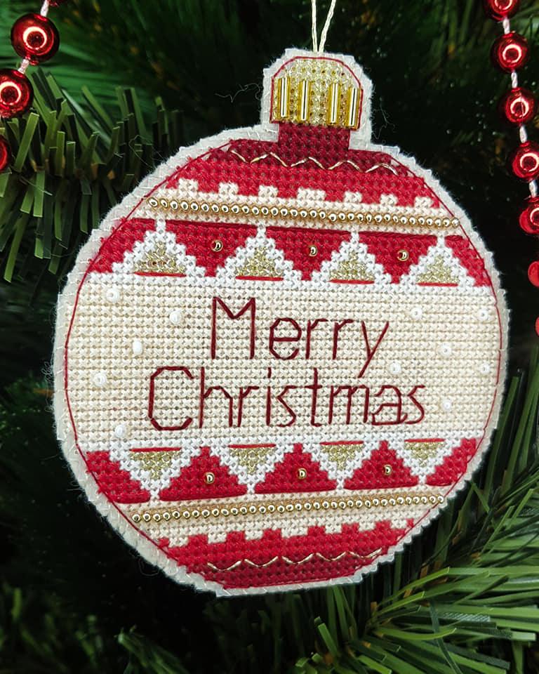 Christmas tree toy. Plastic Canvas Cross-stitch kit T-08C