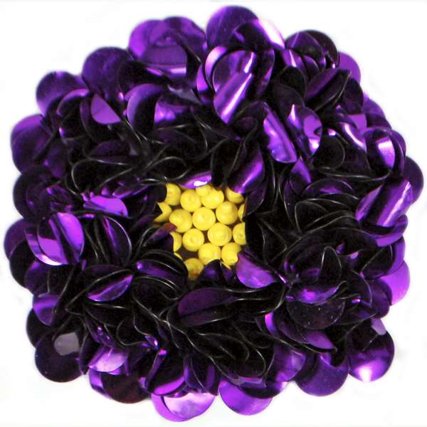 3&#x22; Twisted Sequin Flower Applique/Patch