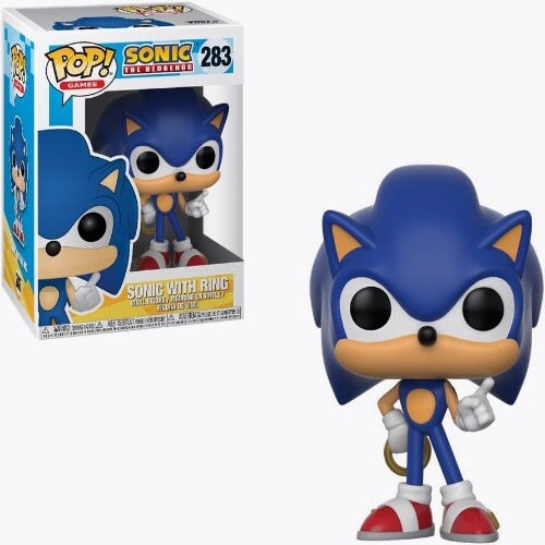 Funko Pop Games Sonic With Ring 375 Inch Collectible Figure Original Tags 2023
