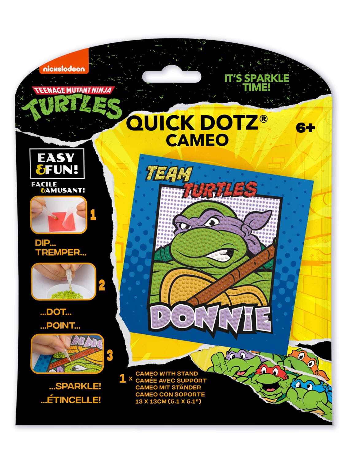 DIAMOND DOTZ ® - Teenage Mutant Ninja Turtles, Donnie, Partial Drill ...