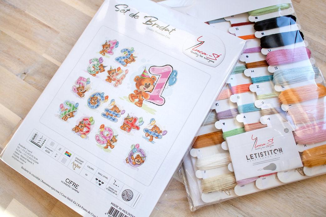 Numbers B1228L Counted Cross-Stitch Kit