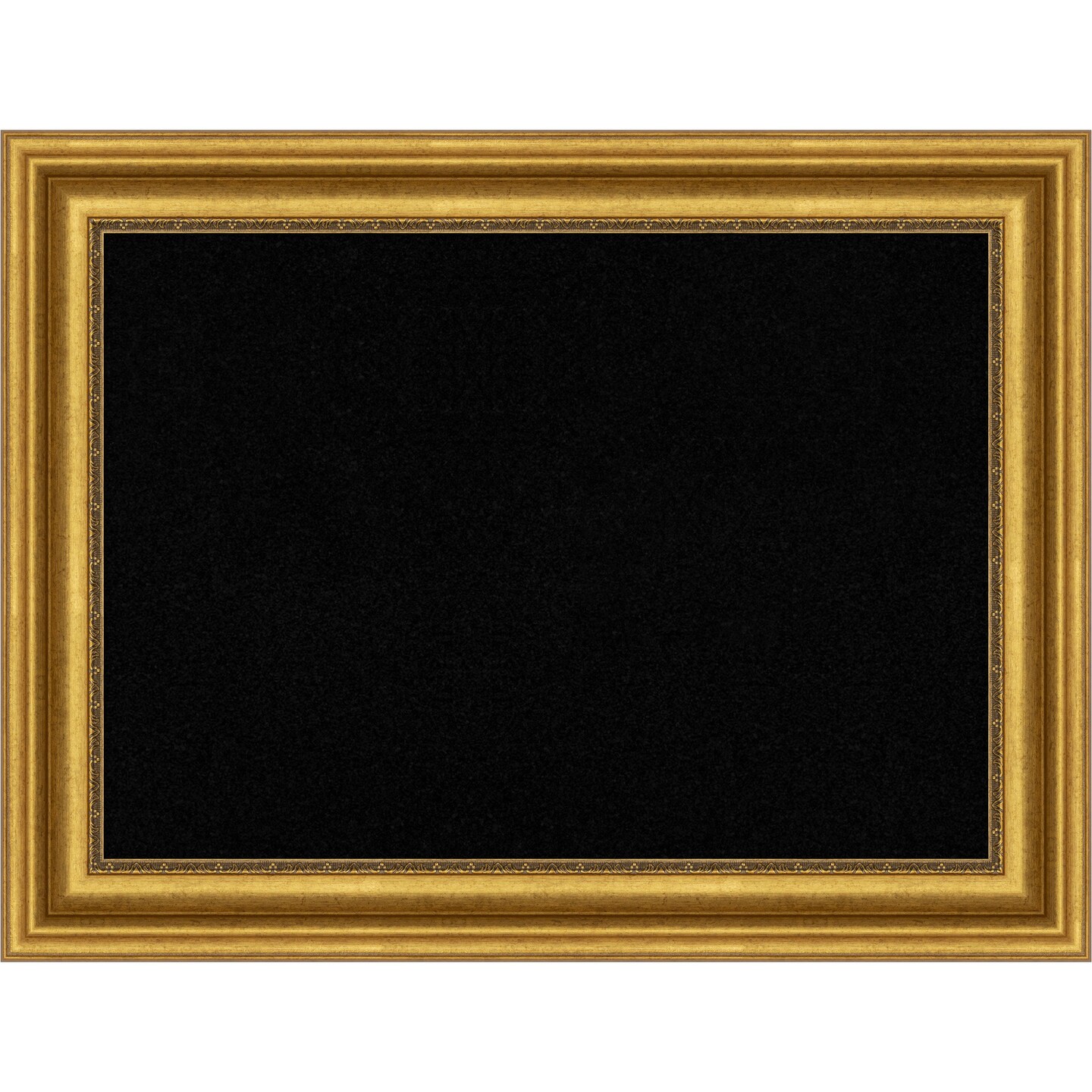 Parlor Framed Corkboard, Black Cork