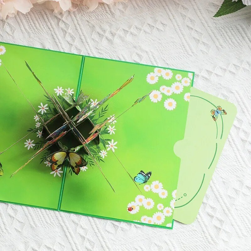 Pop Up Butterfly Greeting Card