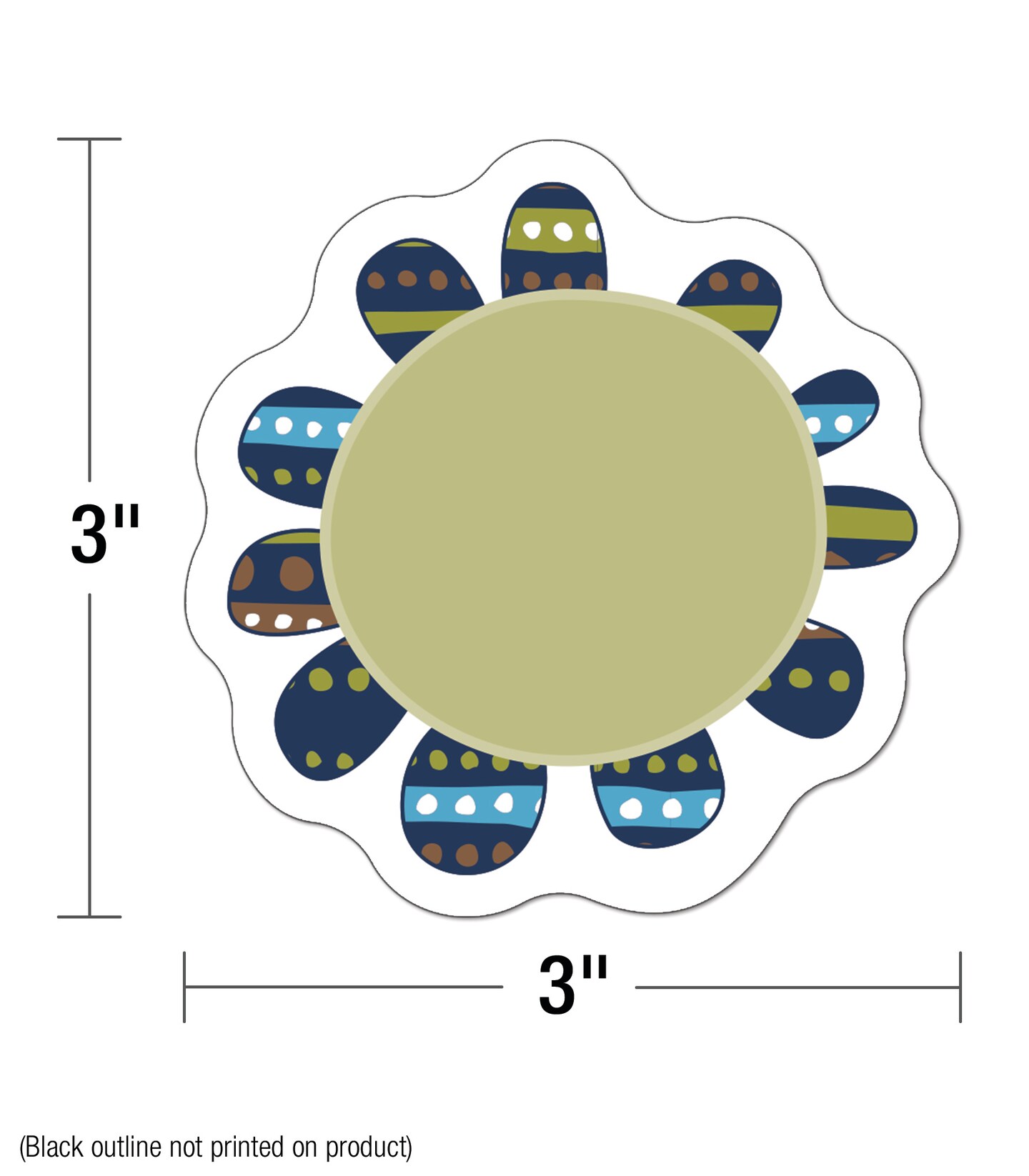 Carson Dellosa 36 Mini Flower Cutouts, Boho Flower Cutouts for Bulletin Board, Cork Board, White Board, Colorful Flowers Cutouts for Classroom, Arts &#x26; Crafts, Party, and Boho Classroom D&#xE9;cor
