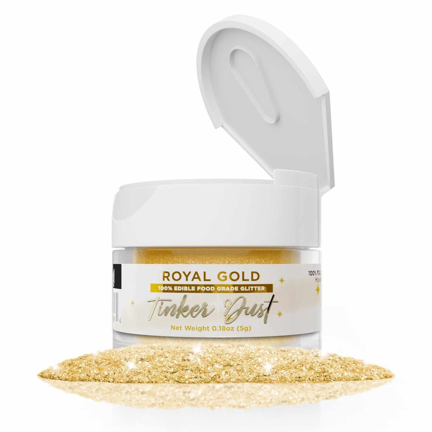 Royal Gold Edible Glitter | Tinker Dust&#xAE; 5 Grams